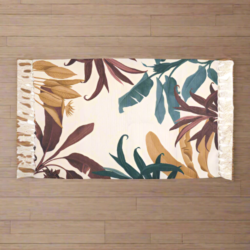 Tropical Palm Floor Rug – 60 x 90 cm @HOG - Home Office Garden Online Marketplace