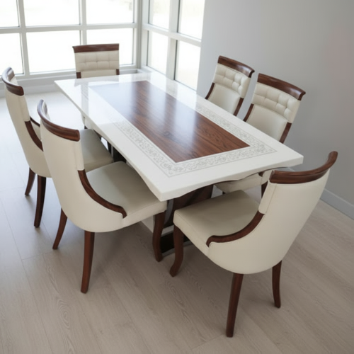 Two-Tone Rectangular 8 Seater Dining Set @HOG - Home, Office, Garden, Online Marketplace