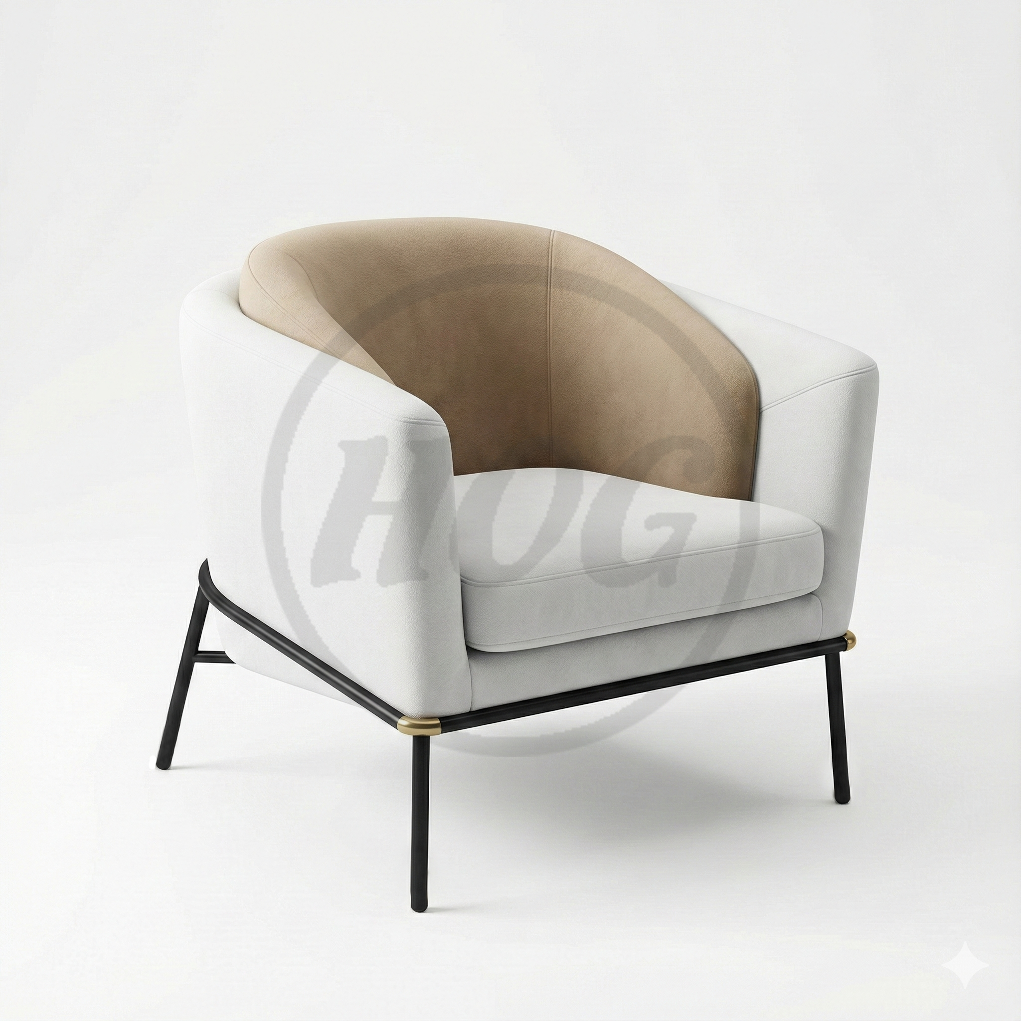 Nova Dual-Tone Lounge Chair