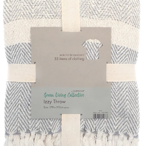 Izzy Throw 170 x 200 cm – Grey