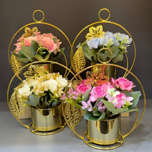 Golden Circle Rose Floral Arrangement