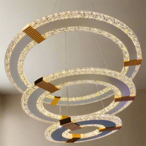 Modern 3 in 1 Ring Chandeliers Pendant Light. Home Office Garden | HOG-HomeOfficeGarden | online marketplace