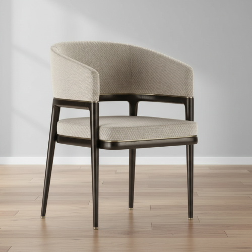 Upholstered Curved-Back Dining Chair @HOG - Home, Office, Garden, Online Marketplace