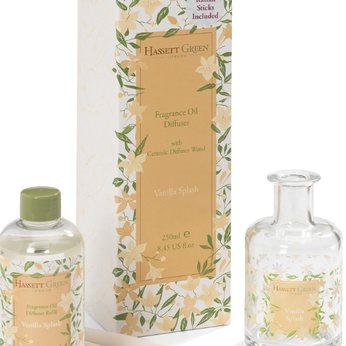 Vanilla Splash 250ml Diffuser Gift Set @HOG - Home Office Garden Online Marketplace
