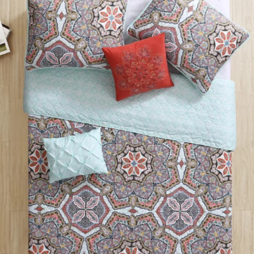 Vcny Home -King Quilt Set - 3-piece Lightweight Reversible Medallion Blanket @HOG - Home, Office, Garden, Online Marketplace
