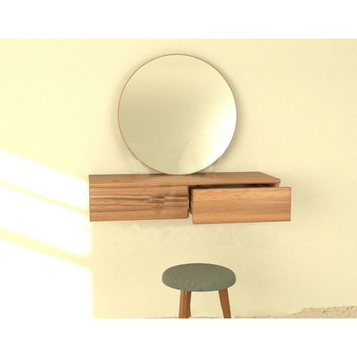 Vee Vanity Set (Light-Walnut). Home Office Garden | HOG-Home Office Garden | online marketplace