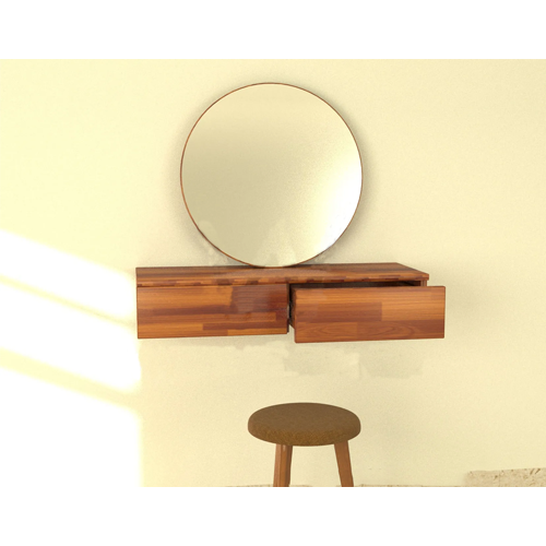 Vee Vanity Set (Teak).  @HOG - Home Office Garden Online Marketplace