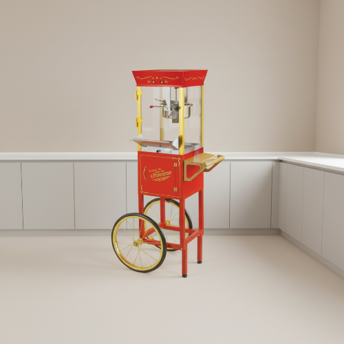 Vintage Old Fashioned Movie Time Popcorn Cart @HOG - Home, Office, Garden, Online Marketplace

