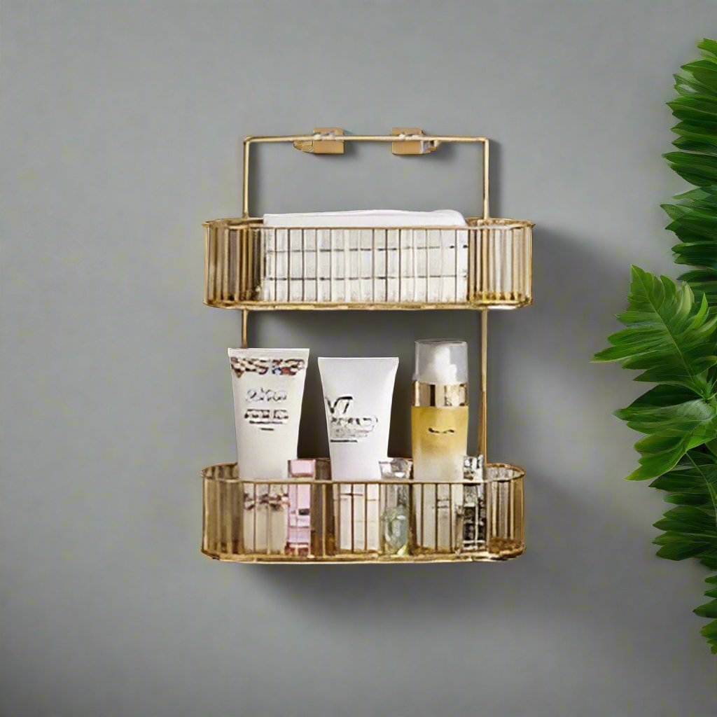 Wall Mounted Bathroom Storage Rack @ HOG