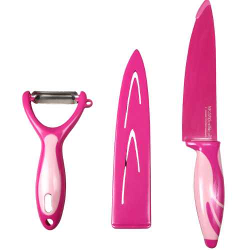 Waltmann And Sohn Stainless Steel Knife - Scraper And Cutting Board - 4 Pieces @HOG - Home, Office, Garden, Online Marketplace
