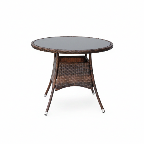 Weedoo 1 Unit Lambun Rattan Tebur Saitin