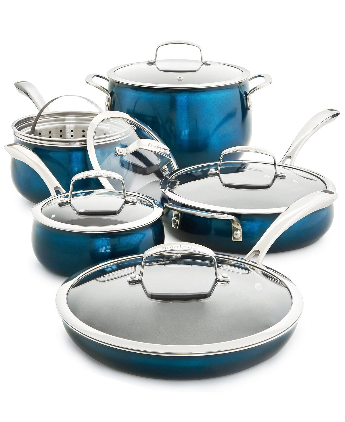 Belgique Non-stick Aluminum Cookware Set-11 Pieces Home Office Garden | HOG-HomeOfficeGarden | HOG-Home.Office.Garden