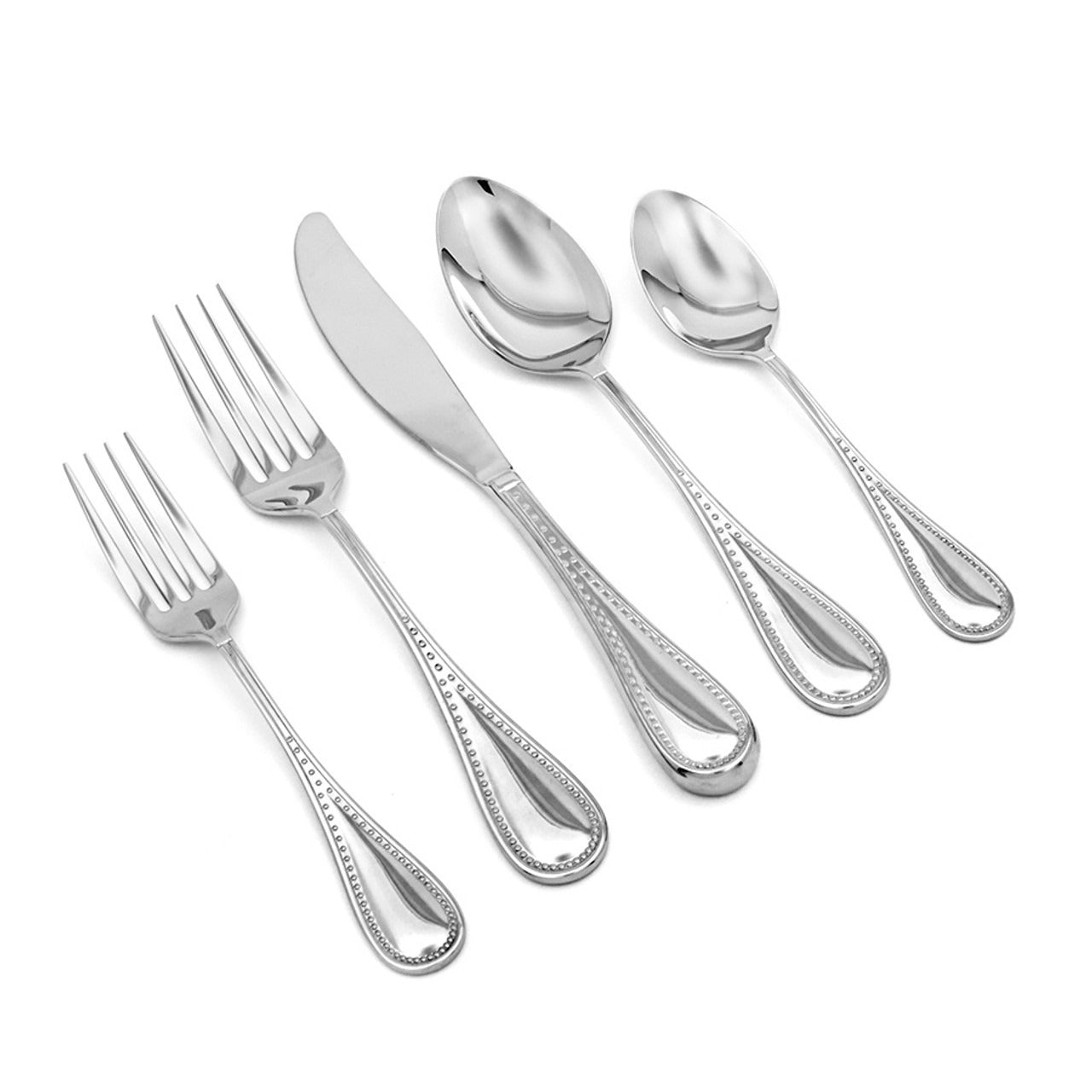 Gourmet Settings Nouveau Flatware Set -45 Piece Home Office Garden | HOG-HomeOfficeGarden | HOG-Home.Office.Garden