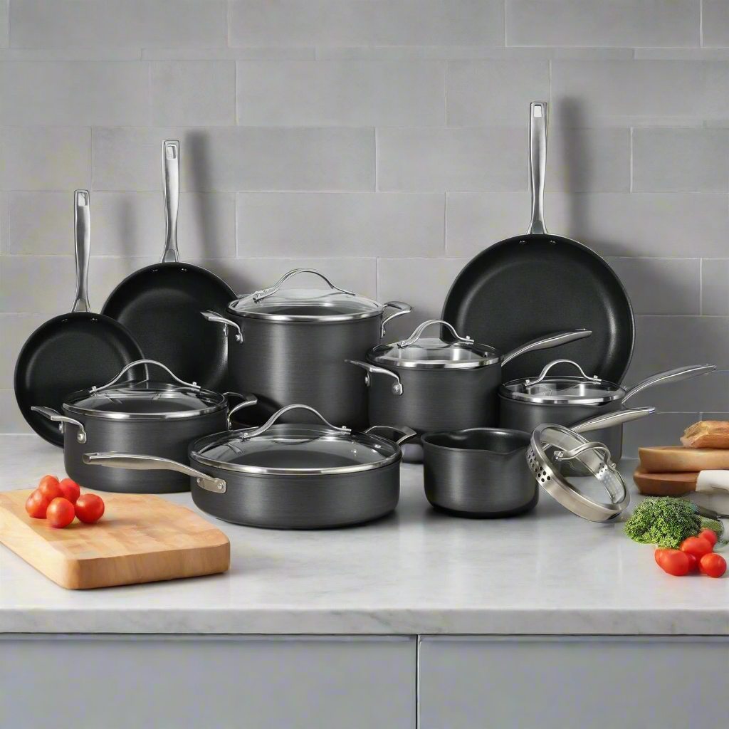 Member's Mark 15-Piece Hard Anodized Aluminum Cookware Set