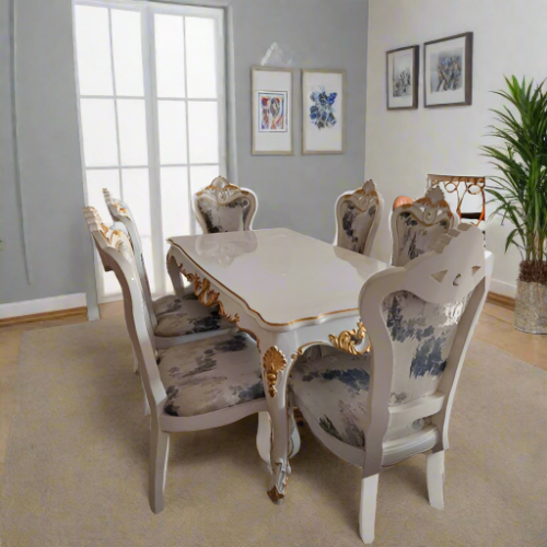 6 Seater Dining Set- White Home Office Garden | HOG-Home. Office. Garden | online marketplace