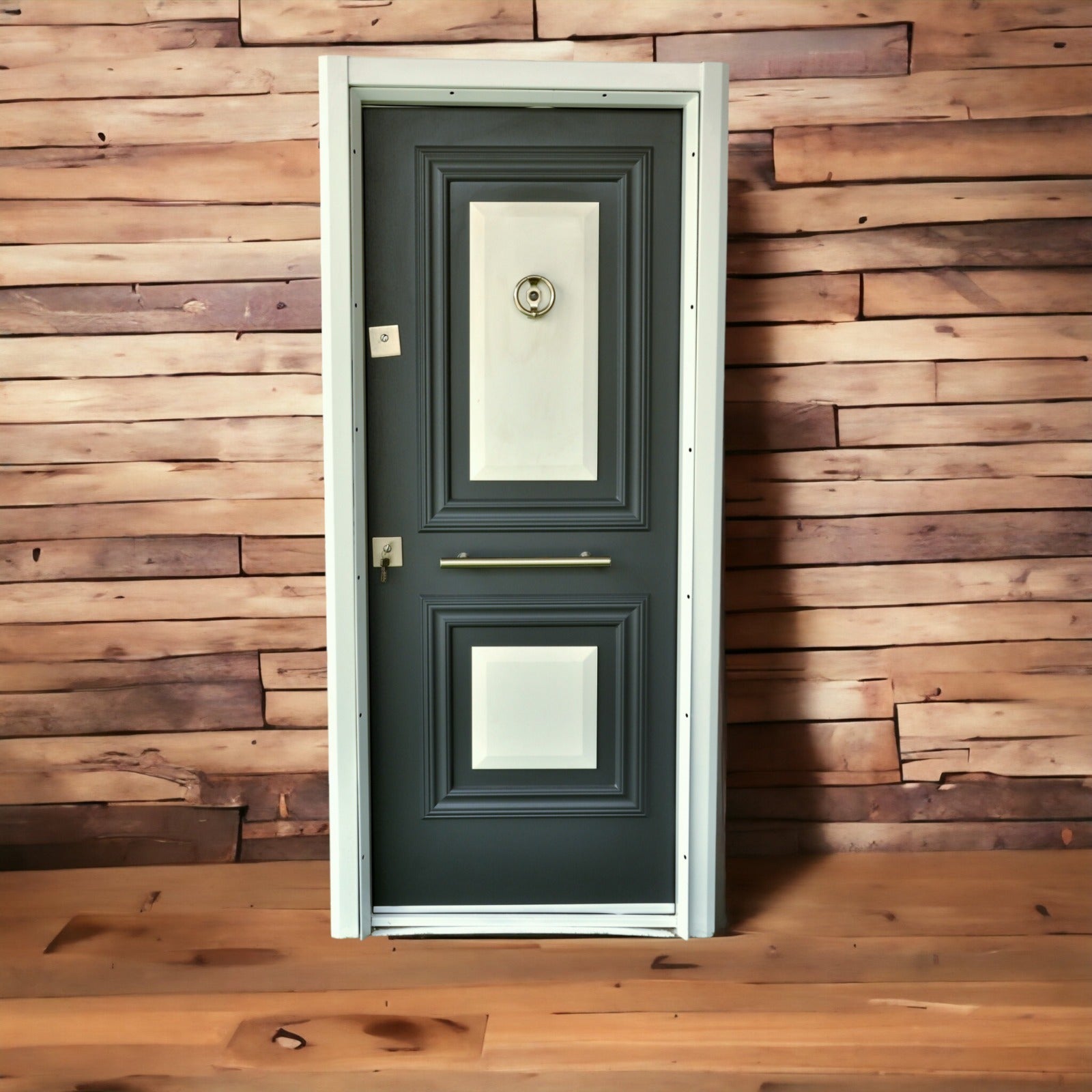 3ft Embossed High Luxury Security Door (AKSU318)