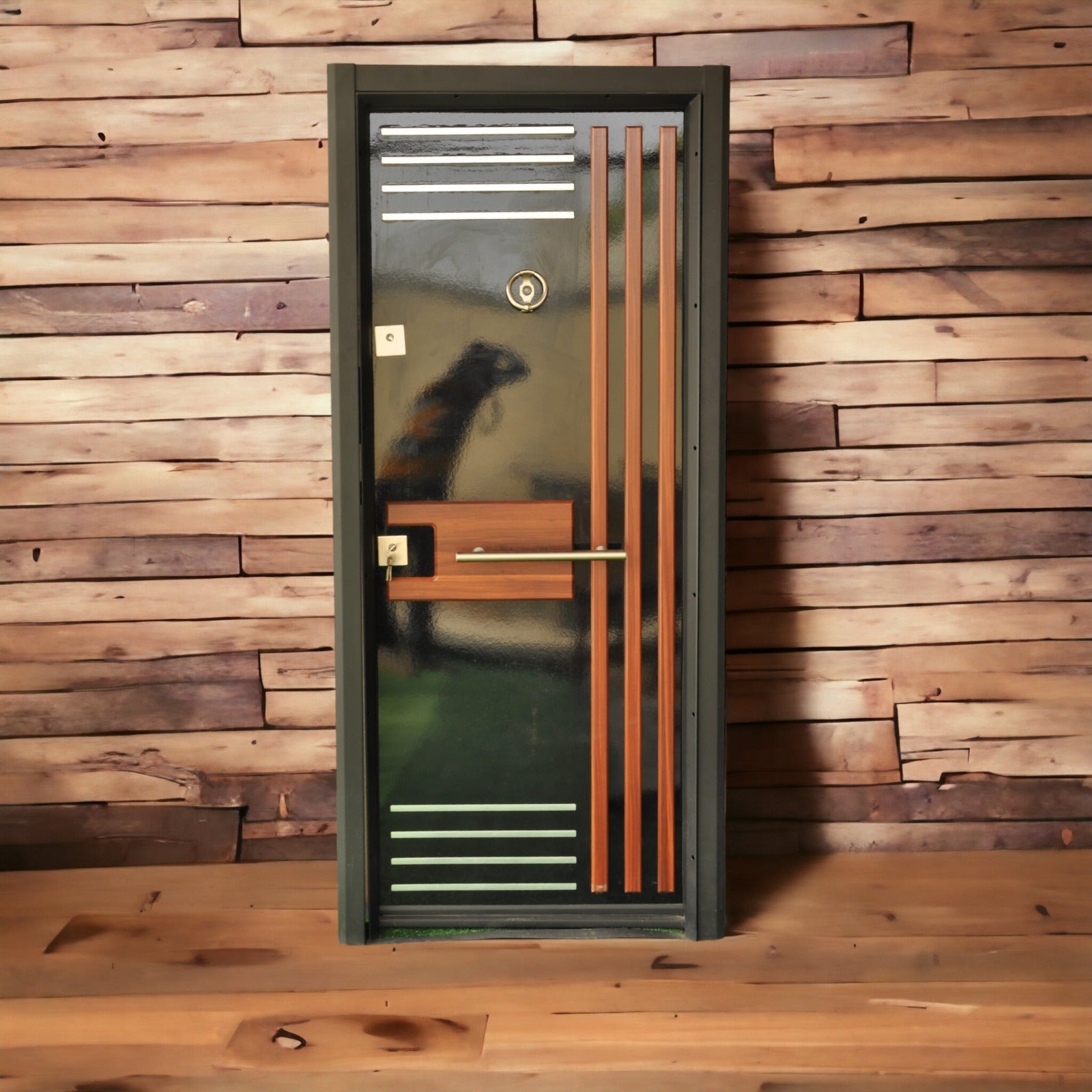 3ft Embossed Luxury Security Door (AKSU313)