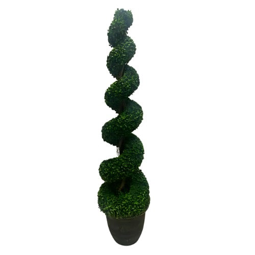 Artificial Boxwood Topiary Tree Spiral Plants 35inches Home, Office, Garden online marketplace 