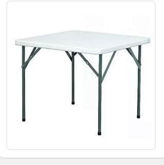 Foldable Square 4 Seater Plastic Table