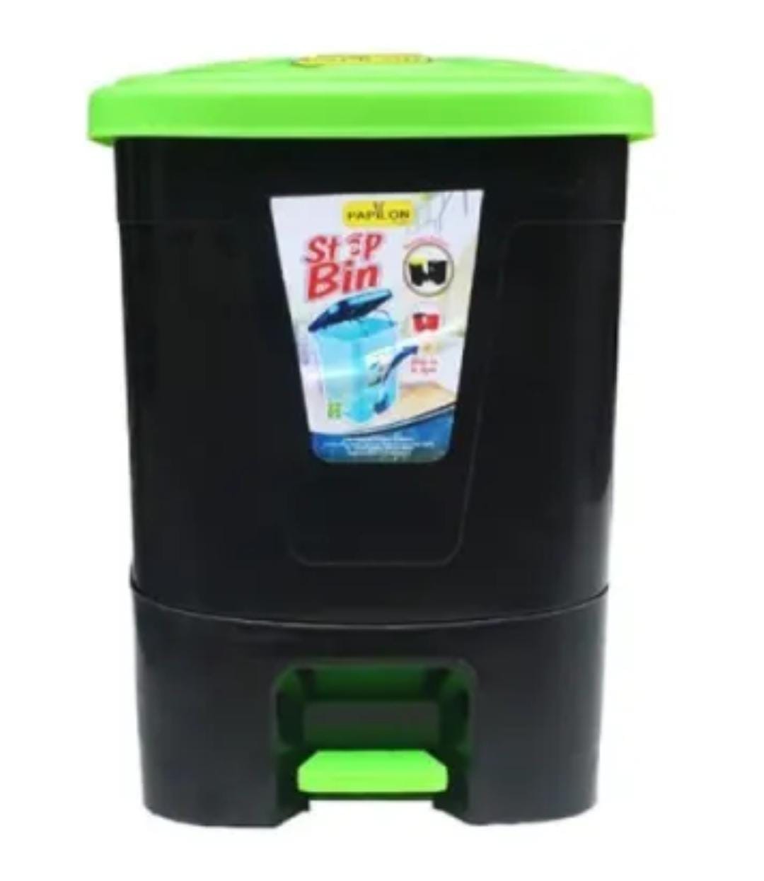 Papilon Plastic Pedal Waste Bin 30LTR