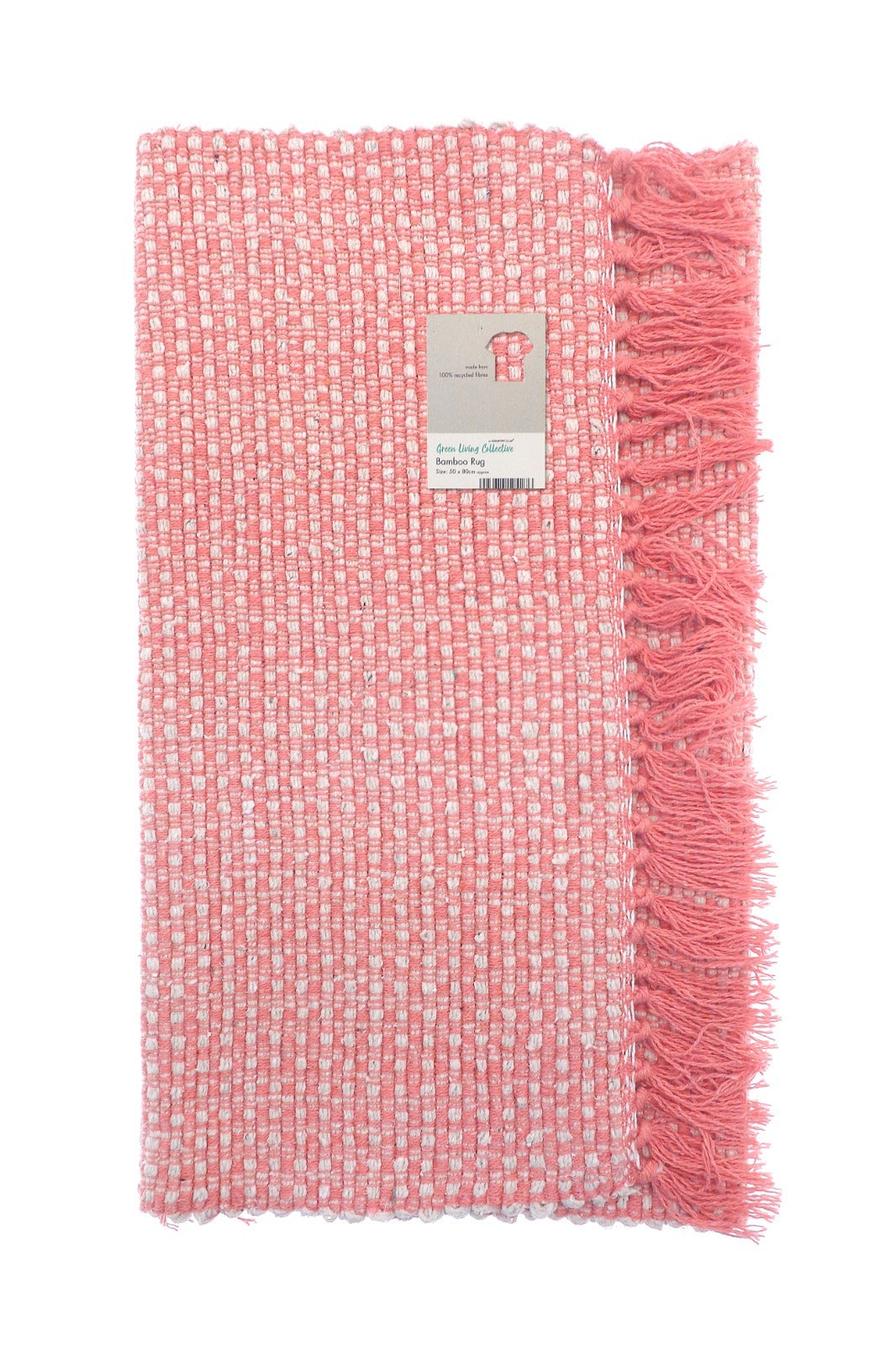 Green Living Collective Bamboo Design Rug – 50 x 80 cm