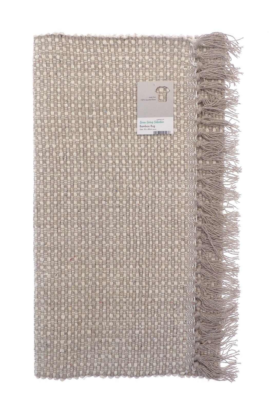 Green Living Collective Bamboo Design Rug – 50 x 80 cm