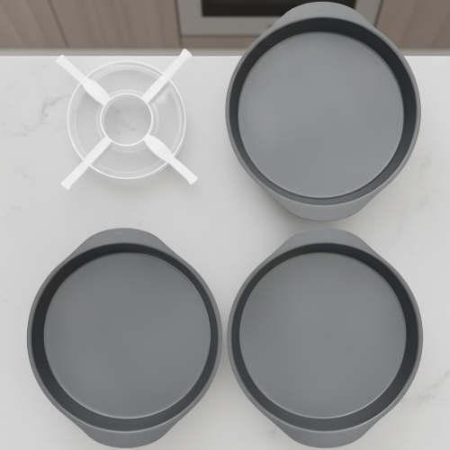 Wilton All Occasion Checkerboard Round 4pc Cake Pan Set  @HOG - Home, Office, Garden, Online Marketplace
