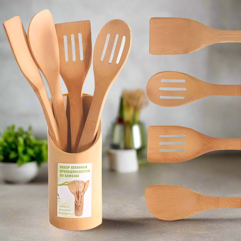 Wooden Kitchen Spoon Set @ HOG