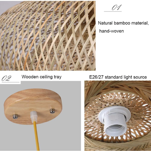 Woven Rattan Droplight @HOG - Home, Office, Garden, Online Marketplace