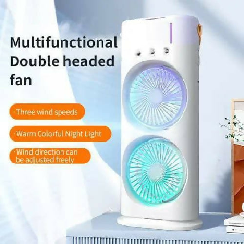 Rechargeable Double Headed Spray Fan