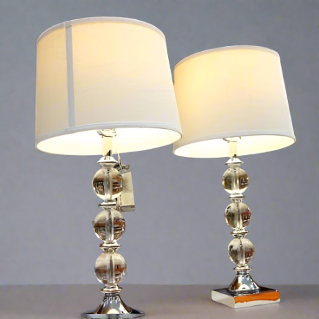 Bridgeport Julia 2-pack Crystal Table Lamp Set