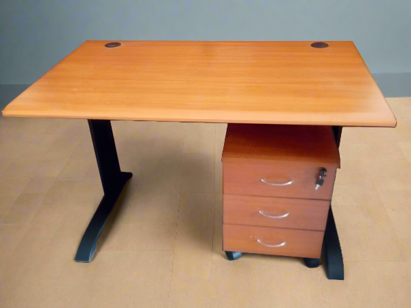 Cherry Desk tare da ɗigon aljihun hannu-4feet