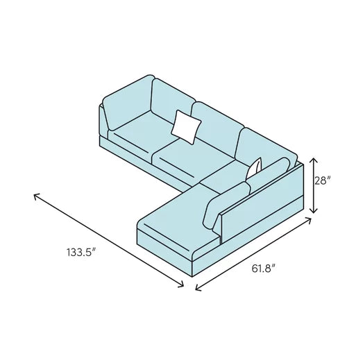 Tufted Sofa Set 7-Seater