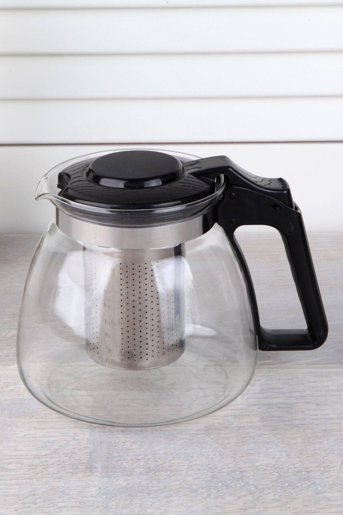 Glass Teapot With Stainless Steel Infuser Strainer Home Office Garden | HOG-HomeOfficeGarden | HOG-Home.Office.Garden