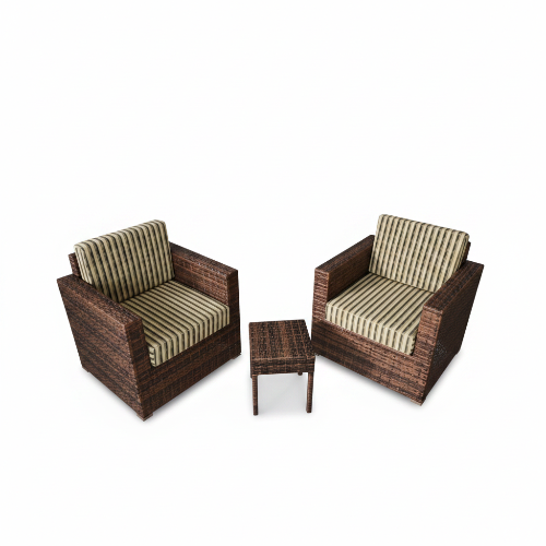 Rattan Arm kujera Tare da Kushin