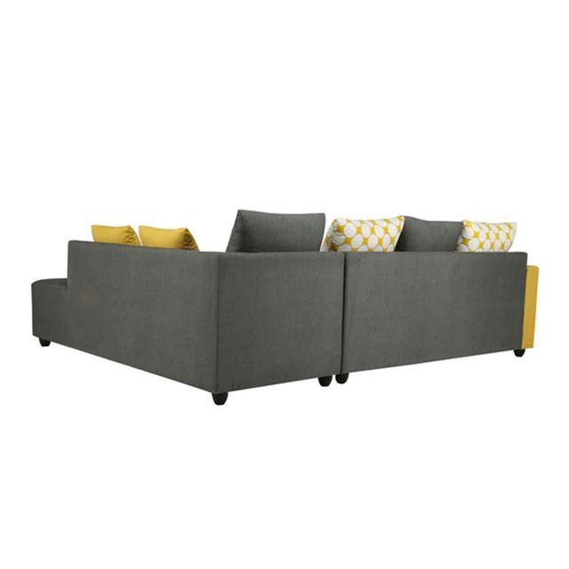 6 Seater Fabric L-Shape Sofa Set