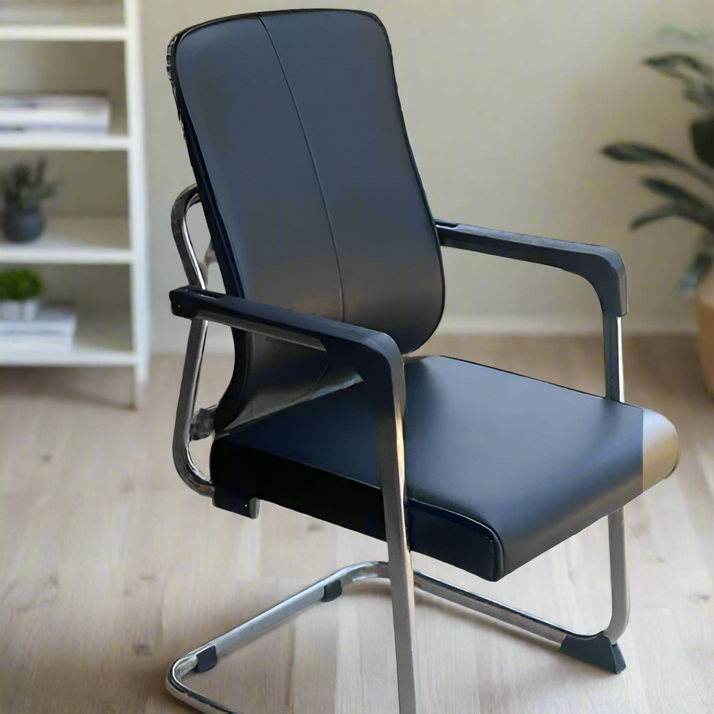 visio leather visitors chair@ HOG online marketplace