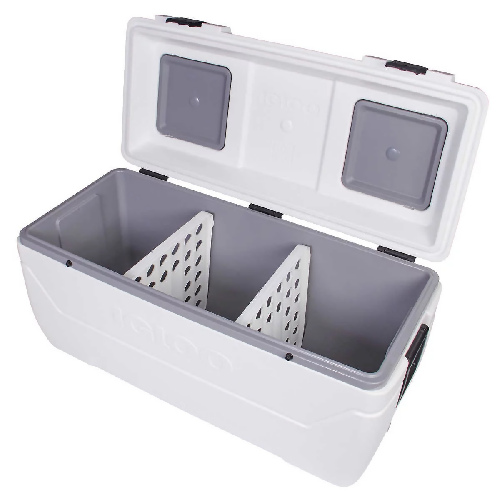 Igloo 165-quart Maxcold Chest Cooler With Butterfly Quick Access Hatch - 41.25 x 17.75 x 22.6 Inches