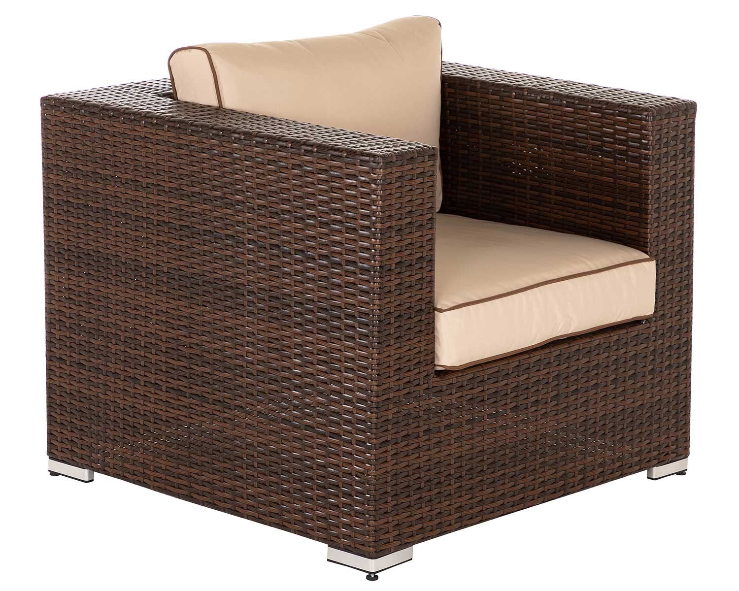 1 Seat Rattan Garden Sofa Home Office Garden | HOG-HomeOfficeGarden | HOG-Home.Office.Garden