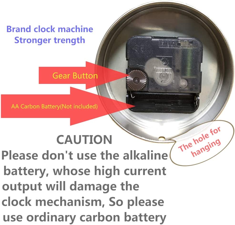 120cm Large Diameter 3D Acrylic Art Wall Clock. @HOG - Home Office Garden Online Marketplace