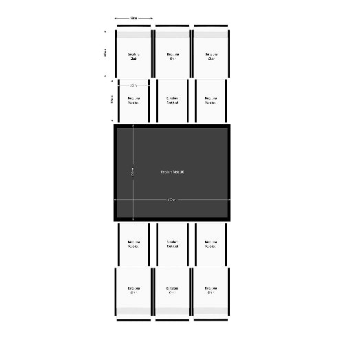 13 Piece Rattan Garden Cube Set in Black. @HOG - Home Office Garden Online Marketplace