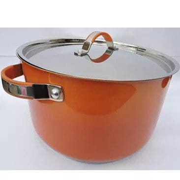 Inox Casserole Cookware - 24cm - Orange Home Office Garden | HOG-HomeOfficeGarden | online marketplace