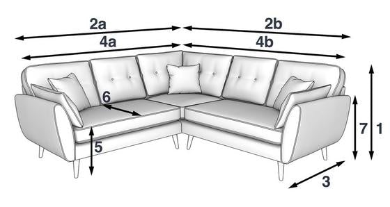 2 Piece 2 Arms Seater Zinc Sofa Home Office Garden | HOG-HomeOfficeGarden | HOG-Home.Office.Garden