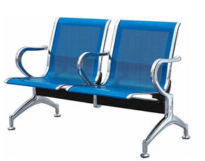 2 Seater Reception Metal Bench - Blue Home Office Garden | HOG-HomeOfficeGarden | HOG-Home.Office.Garden