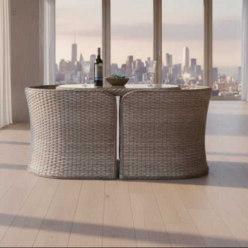 2 Seater Compact Rattan Bistro Furniture Set. @HOG - Home Office Garden Online Marketplace