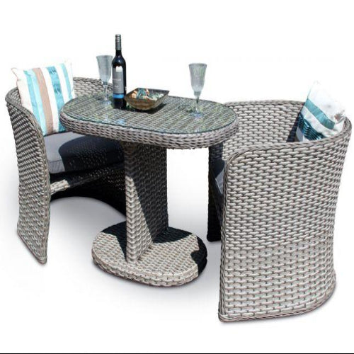 2 Seater Compact Rattan Bistro Furniture Set. @HOG - Home Office Garden Online Marketplace