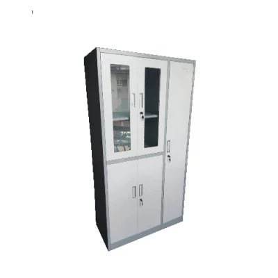 3 Doors Steel Storage Cabinet with Hanger -Grey Home Office Garden | HOG-HomeOfficeGarden | HOG-Home.Office.Garden