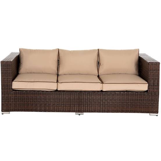 3 Seat Rattan Garden Sofa Home Office Garden | HOG-HomeOfficeGarden | HOG-Home.Office.Garden