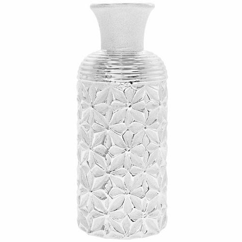 33cm Silver Art Vase Display Ornament Decor Tabletop Flower @HOG - Home Office Garden Online Marketplace