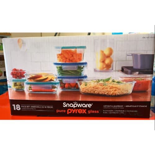 Snapware 18pcs Pyrex Glass